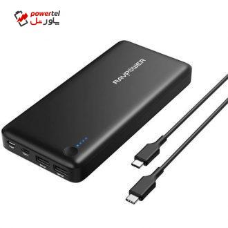 شارژر همراه راوپاور مدل RP-PB059 ظرفیت 20100 میلی آمپرساعت
