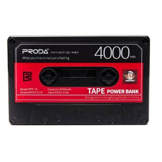 شارژر همراه ریمکس پرودا مدل TAPE PPP-15 ظرفیت 4000 میلی آمپر ساعت شارژر همراه ریمکس پرودا مدل TAPE PPP-15 ظرفیت 4000 میلی آمپر ساعت