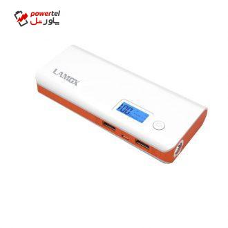 شارژر همراه لاموکس مدل PL-968 ظرفیت 10000 میلی آمپر ساعت شارژر همراه لاموکس مدل PL-968 ظرفیت 10000 میلی آمپر ساعت