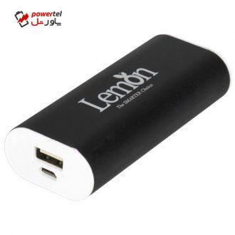 شارژر همراه لمون مدل CP151i ظرفیت 5200 میلی آمپر ساعت شارژر همراه لمون مدل CP151i ظرفیت 5200 میلی آمپر ساعت