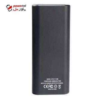 شارژر همراه وریتی مدل V-PA117-20B ظرفیت 10000 میلی آمپر ساعت شارژر همراه وریتی مدل V-PA117-20B ظرفیت 10000 میلی آمپر ساعت