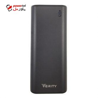 شارژر همراه وریتی مدل V-PA117-20B ظرفیت 20000 میلی آمپر ساعت