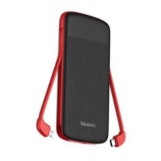 شارژر همراه وریتی مدل V-PU95 با ظرفیت 10000 میلی آمپر ساعت شارژر همراه وریتی مدل V-PU95 با ظرفیت 10000 میلی آمپر ساعت