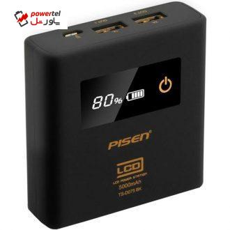 شارژر همراه پایزن مدل TS-D075 LCD Power Station با ظرفیت 5000 میلی آمپر ساعت