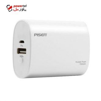 شارژر همراه پایزن مدل TS-D194 ظرفیت 7500 میلی آمپر ساعت شارژر همراه پایزن مدل TS-D194 ظرفیت 7500 میلی آمپر ساعت