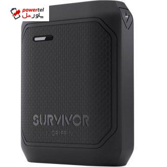 شارژر همراه گریفین مدل Survivor با ظرفیت 10050 میلیآمپرساعت شارژر همراه گریفین مدل Survivor با ظرفیت 10050 میلیآمپرساعت