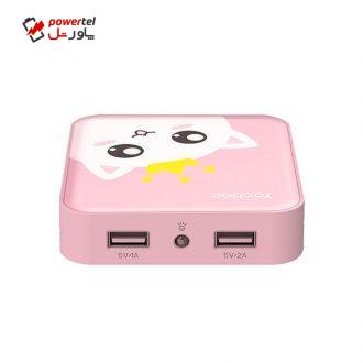 شارژر همراه یوبائو مدل Kitty ظرفیت 10000 میلی آمپر ساعت