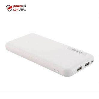 شارژر همراه یونیوو مدل TOP10 ظرفیت 10000 میلی آمپر ساعت شارژر همراه یونیوو مدل TOP10 ظرفیت 10000 میلی آمپر ساعت