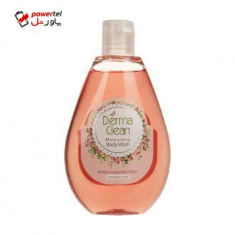 شامپو بدن درماکلین مدل Peach مقدار 300 میلی لیتر