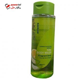 شامپو بدن شون مدل Lemon & Aloe Vera حجم 420 میلی لیتر شامپو بدن شون مدل Lemon & Aloe Vera حجم 420 میلی لیتر