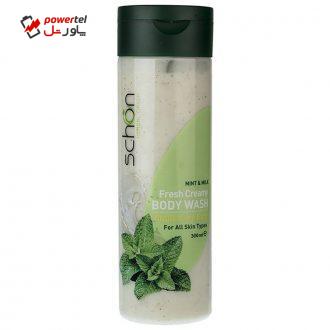 شامپو بدن شون مدل Mint And Milk حجم 300 میلی لیتر شامپو بدن شون مدل Mint And Milk حجم 300 میلی لیتر