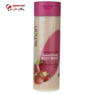 شامپو بدن شون مدل Strawberry And Milk حجم 300 میلی لیتر شامپو بدن شون مدل Strawberry And Milk حجم 300 میلی لیتر