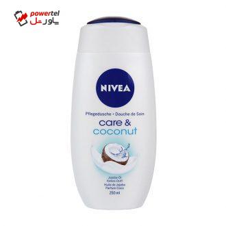 شامپو بدن نیوآ مدل Care And Coconut حجم 250 میلی لیتر