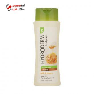 شامپو بدن هیدرودرم مدل Milk and Honey وزن 250 گرم شامپو بدن هیدرودرم مدل Milk and Honey وزن 250 گرم