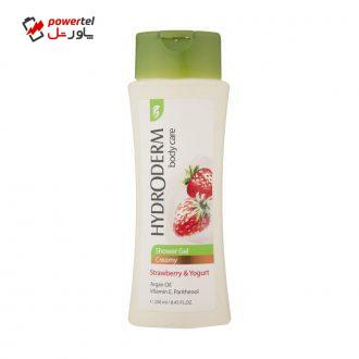 شامپو بدن کرمی هیدرودرم مدل Straw Berry حجم 250 میلی لیتر