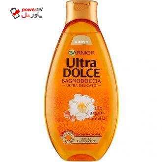 شامپو بدن گارنیه سری Ultra Dolce مدل آرگان و ماکادمیا حجم 500 میلی لیتر