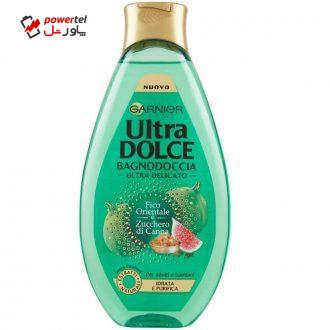شامپو بدن گارنیه سری Ultra Dolce مدل انجیر و شکر قهوه ای حجم 500 میلی لیتر