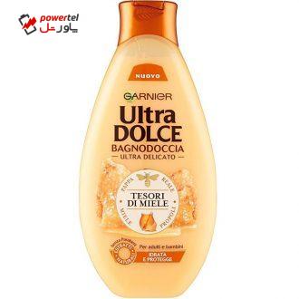 شامپو بدن گارنیه سری Ultra Dolce مدل tesori di miele حجم 500 میلی لیتر شامپو بدن گارنیه سری Ultra Dolce مدل tesori di miele حجم 500 میلی لیتر
