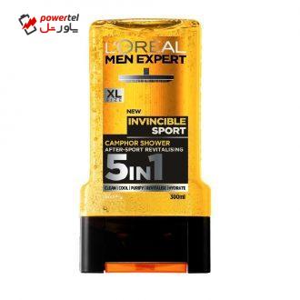 شامپو مو و بدن لورآل مدل INVINCIBLE SPORT حجم 300 میلی لیتر شامپو مو و بدن لورآل مدل INVINCIBLE SPORT حجم 300 میلی لیتر