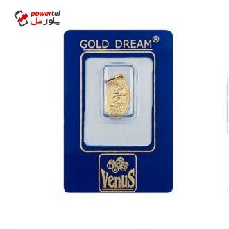 شمش طلا 18 عیار ونوس کد 2500 شمش طلا 18 عیار ونوس کد 2500