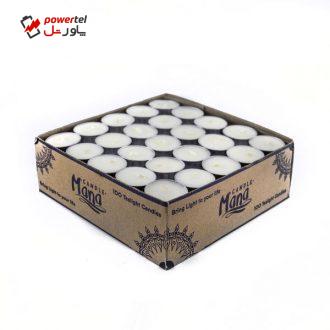 شمع وارمر مانا مدل M-100 بسته ۱۰۰ عددی
