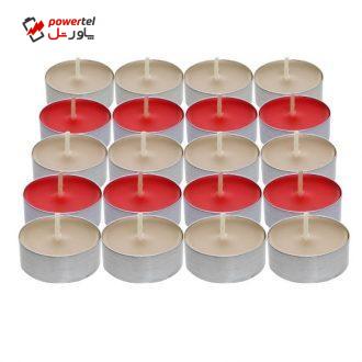 شمع وارمر مدل redwhite بسته 20 عددی شمع وارمر مدل redwhite بسته 20 عددی