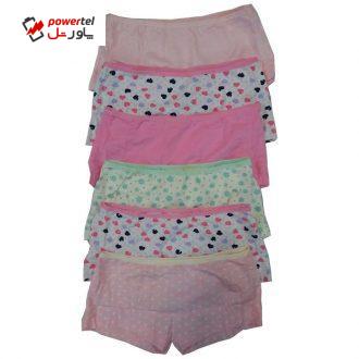 شورت دخترانه اوزتاش مدل b4725 مجموعه 6 عددی شورت دخترانه اوزتاش مدل b4725 مجموعه 6 عددی