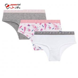 شورت دخترانه پیپرتس مدل ziba5689  مجموعه 3 عددی