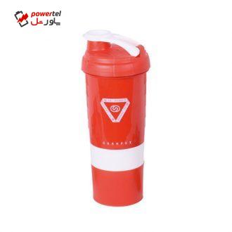 شیکر چمپکس مدل 3D Redish گنجایش 0.55 لیتر شیکر چمپکس مدل 3D Redish گنجایش 0.55 لیتر