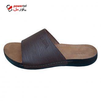 صندل مردانه شیما مدل Kayro کد 07  رنگ قهوه ای