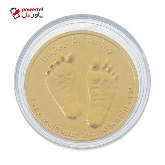طلا گرمی 24 عیار طرح تولد کد 01