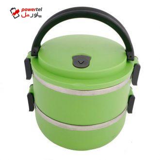 ظرف غذای Vasna مدل Stainless Steel Lunch Box two floors