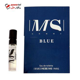 عطرجیبی مردانه مارکو سروسی مدل MS blue حجم 1.5 میلی لیتر عطرجیبی مردانه مارکو سروسی مدل MS blue حجم 1.5 میلی لیتر