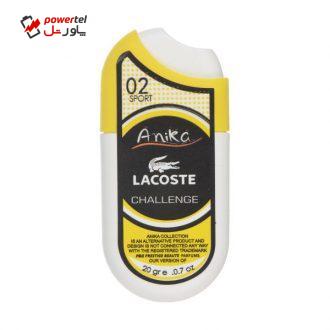 عطر جیبی آنیکا مدل Lacoste حجم 20 میلی لیتر عطر جیبی آنیکا مدل Lacoste حجم 20 میلی لیتر