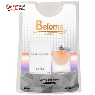 عطر جیبی زنانه بلوما مدل Lancome La Vie Est Belle حجم 20 میلی لیتر عطر جیبی زنانه بلوما مدل Lancome La Vie Est Belle حجم 20 میلی لیتر
