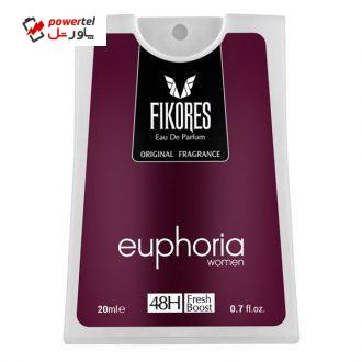 عطر جیبی زنانه فیکورس مدل Euphoria حجم 20 میلی لیتر