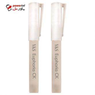 عطر جیبی زنانه وای اند اس مدل Euphoria Ck حجم 10 میلی لیتر مجموعه 2 عددی