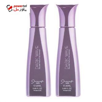 عطر جیبی زنانه ژک ساف مدل Dark Wave حجم 20 میلی لیتر بسته 2 عددی