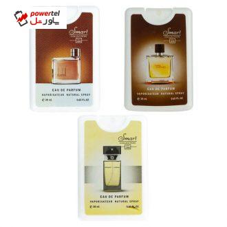 عطر جیبی مردانه اسمارت کالکشن مدل 817 حجم 20 میلی لیتر مجموعه 3 عددی