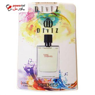 عطر جیبی مردانه دیوایز مدل هرمس حجم 45 میلی لیتر عطر جیبی مردانه دیوایز مدل هرمس حجم 45 میلی لیتر