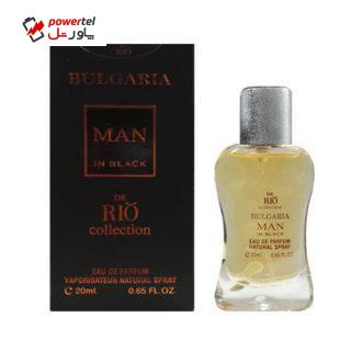 عطر جیبی مردانه ریو کالکشن مدل بولگاری من این بلک حجم 20 میلی لیتر عطر جیبی مردانه ریو کالکشن مدل بولگاری من این بلک حجم 20 میلی لیتر