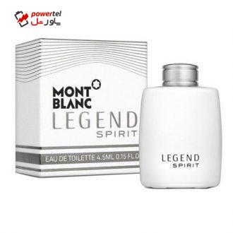 عطر جیبی مردانه مون بلان مدل Legend Spirit حجم 4.5 میلی لیتر عطر جیبی مردانه مون بلان مدل Legend Spirit حجم 4.5 میلی لیتر