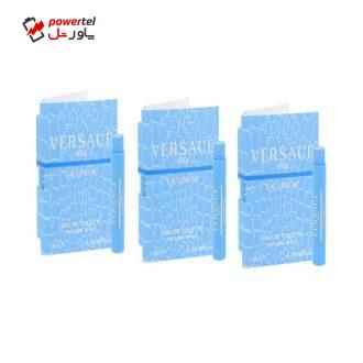 عطر جیبی مردانه ورساچه مدل Eau Fraiche حجم 1 میلی لیتر بسته 3 عددی عطر جیبی مردانه ورساچه مدل Eau Fraiche حجم 1 میلی لیتر بسته 3 عددی