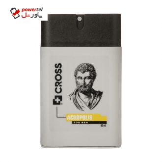 عطر جیبی مردانه کراس مدل  Acropolis حجم 45 میلی لیتر