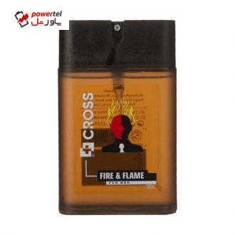 عطر جیبی مردانه کراس مدل Fire and Flame حجم 45 میلی لیتر