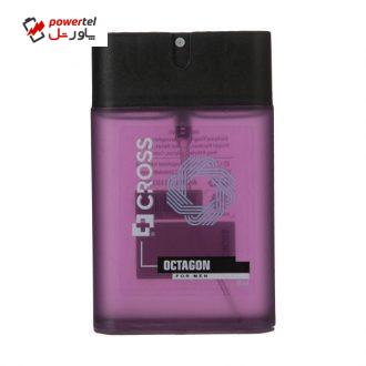 عطر جیبی مردانه کراس مدل Octagon حجم 45 میلی لیتر