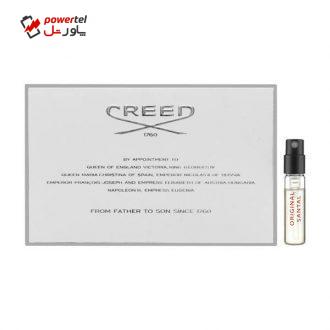 عطر جیبی مردانه کرید مدل Original Santal حجم 2.5 میلی لیتر عطر جیبی مردانه کرید مدل Original Santal حجم 2.5 میلی لیتر
