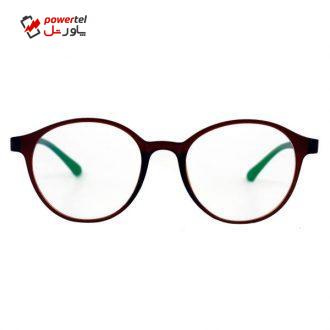 فریم عینک طبی مدل Tr90 Round Brown Matte فریم عینک طبی مدل Tr90 Round Brown Matte