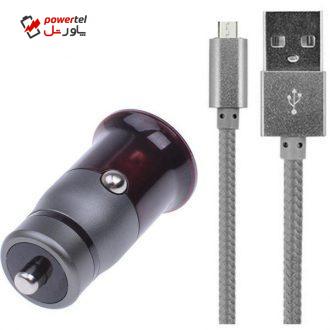شارژر فندکی الدینیو مدل C304Q به همراه کابل تبدیل USB-C شارژر فندکی الدینیو مدل C304Q به همراه کابل تبدیل USB-C