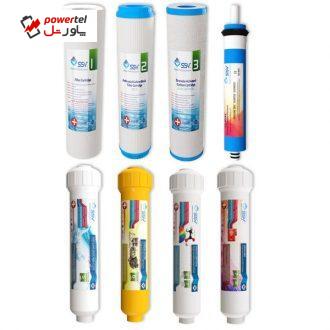 فیلتر تصفیه کننده آب اس اس وی مدل H800 بسته 8 عددی